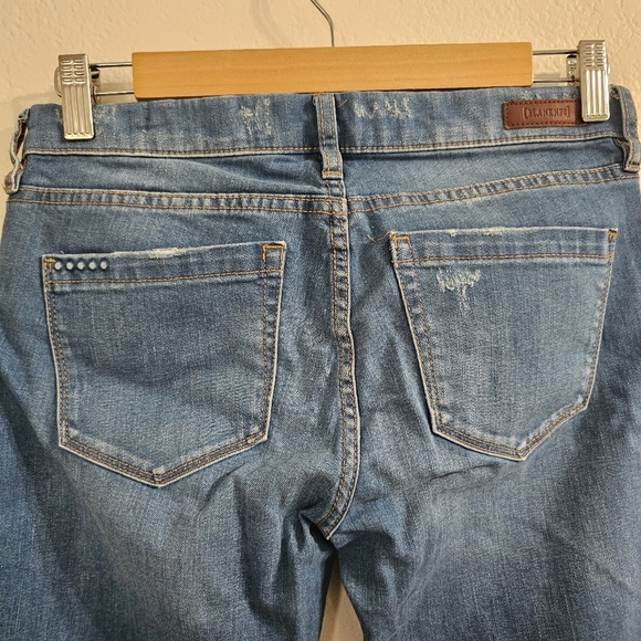 BLANK NYC Blue Distressed Denim Skinny Classsique Jeans Size 27 - Picture 4 of 6